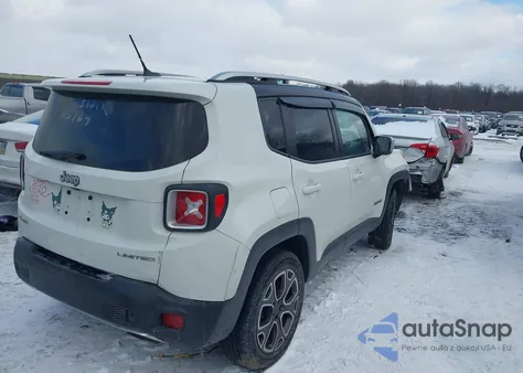 2016 Jeep Renegade Limited z USA, uszkodzony, nr VIN ZACCJBDT1GPC71468